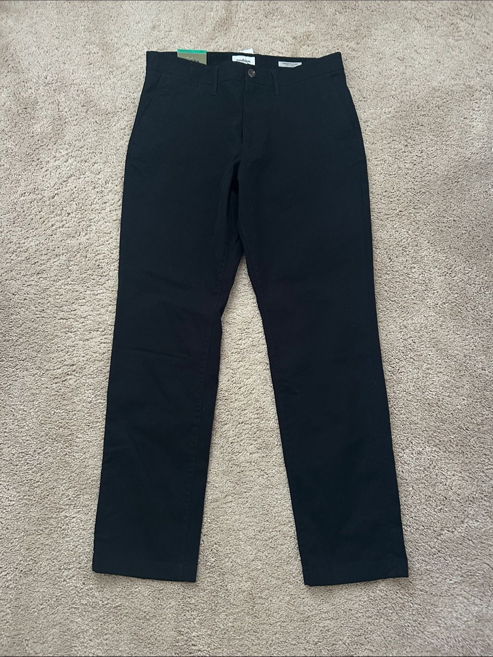 Goodfellow & Co Black Straight Chinos
